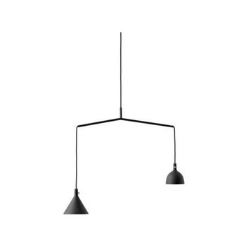 Menu Cast Pendant Shape 4 Black Pendelleuchte