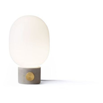 Menu JWDA Concrete Lamp Light Grey Brass Tischleuchte