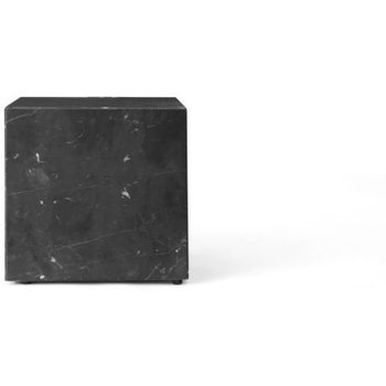 Menu Plinth Cubic Black Marble Sockel