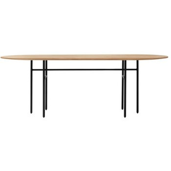 Menu Snaregarde Table Tisch Oval Black/Oak