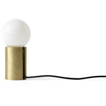 Menu Socket Occasional Lamp Brushed Brass Tischleuchte