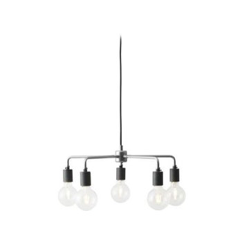 Menu TRIBECA Leonard Chandelier Brushed Steel Kronleuchter