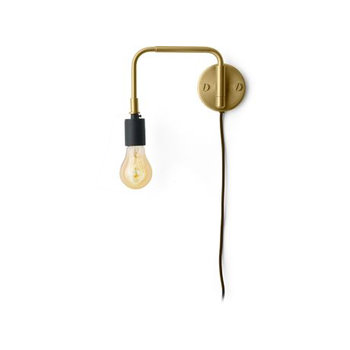 Menu TRIBECA  Staple Wall Lamp Brass Wandleuchte