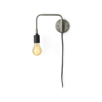 Menu TRIBECA Staple Wall Lamp Brushed Steel Wandleuchte