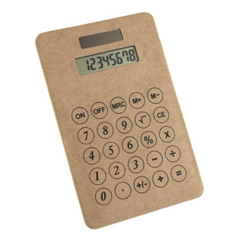 Metmaxx® Taschenrechner "GreenNumbers" braun