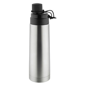 Metmaxx® Thermoflasche "GenerationRefillOne4All"  silber 