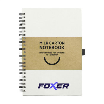 Milk-Carton Wire-O Notebook A5 Notizbuch