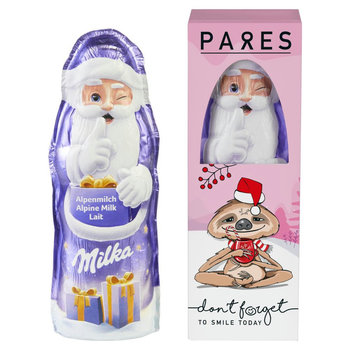 Milka Weihnachtsmann in Geschenkbox