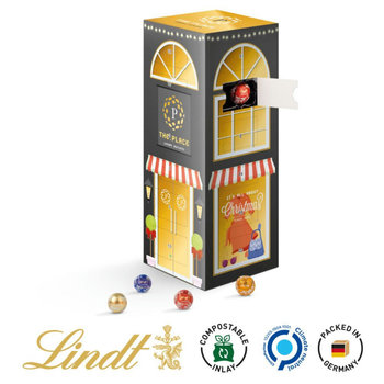 Minikugel Tower Adventskalender, LINDOR Lindt Mini Kugeln