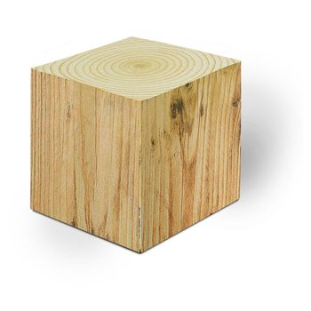 Notizquader Design Edition Holz 68 x 68 x 68 mm