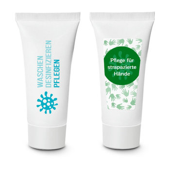 Pflegetube Mini 20 ml - Hand- und Nagelcreme sensitiv mit Panthenol und UREA, Made in Germany