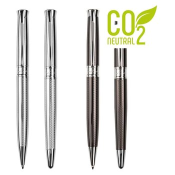 Pierre Cardin® ROI Set aus Kugelschreiber und Rollerball Pen, silber