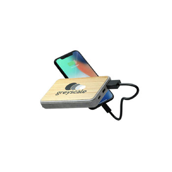 Power Bank mit 5000 mAh aus Bambus und Weizenfasern Natural Power Bank
