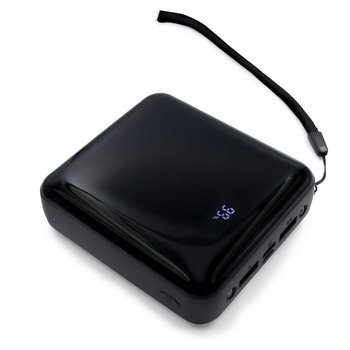 Powerbank 10000 mAh, 3 Ladekabel inklusive | Tim