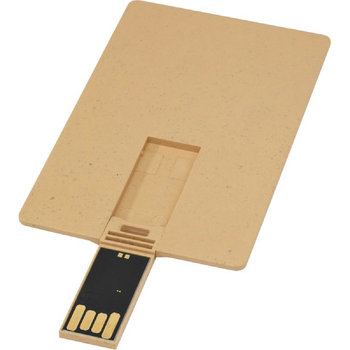 Rechteckiger, ausklappbarer USB-Stick in Kreditkarten-Format