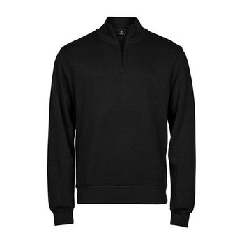 Ribbed Interlock Half Zip