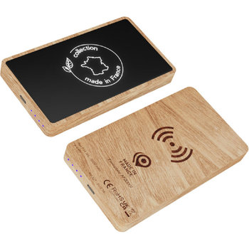 SCX.design P34 kabellose Powerbank aus Holz 5000 mAh 