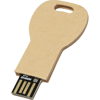 Schlüssel USB-Stick 2.0 aus recyceltem Papier