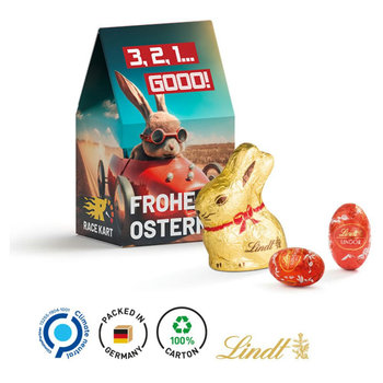 Standbodenbox, Lindt Minieiern und Osterhase