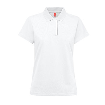 THC DYNAMIC WOMEN WH. Technisches Poloshirt für Damen