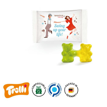 Trolli Team Gummibärchen Premium, Folie kompostierbarer weiß