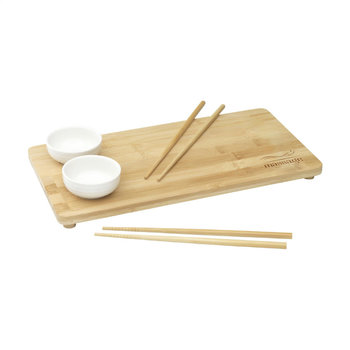 Temaki Bamboo Sushi Tray Geschenkset