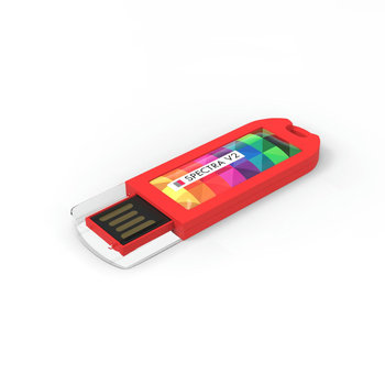 USB Stick Spectra V2 Red, 2 GB Basic