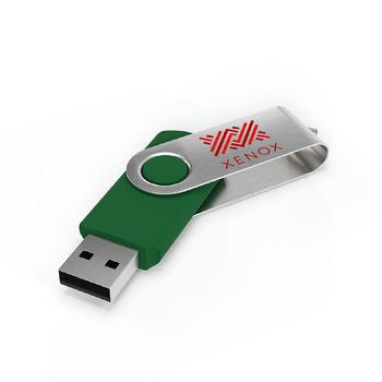 USB Stick Twister Green, 2 GB Basic