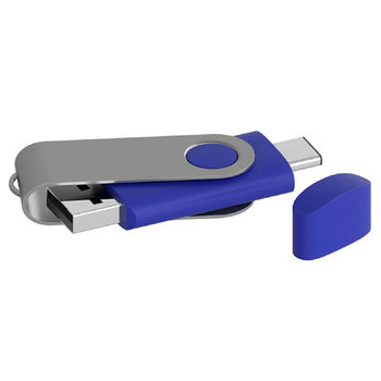 USB-Stick aus Kunststoff- und Metallmaterial Flash Twist OTG