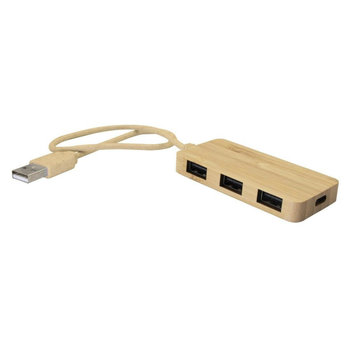 USB- und USB-Typ-C-Hub aus Bambus B\'RIGHT | Kenzie