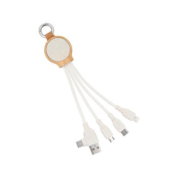 Umweltfreundliches Ladekabel 3in1