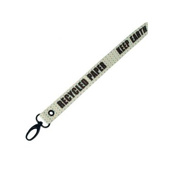 Umweltfreundliches Lanyard aus Recycling Papier