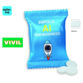 VIVIL Extra Strong 10 g Werbetüte, 10 g, Inhalt: VIVIL Extra Strong, zuckerfrei