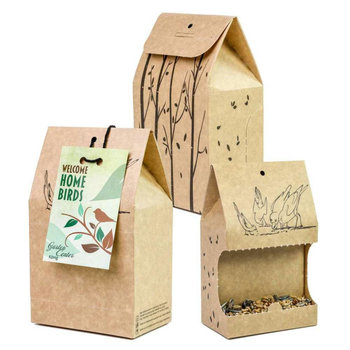 Vogelfutter To-Go - Werbekarte