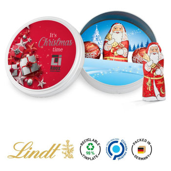 Weihnachtsdose weiß, Lindt Mischung