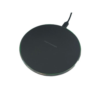 Wireless Charger LED-Ring 10W Schwarz