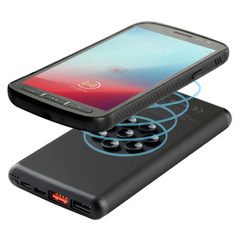 Wireless Powerbank 10000 mAh Mauro Conti mit Saugnäpfen, Wireless Ladegerät 10W | Stef