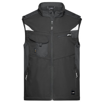 Workwear Softshell Vest - STRONG --Professionelle Softshellweste mit hochwertiger Ausstattung