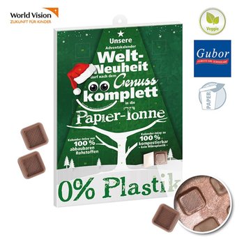 reinpapier® Schoko-Adventskalender